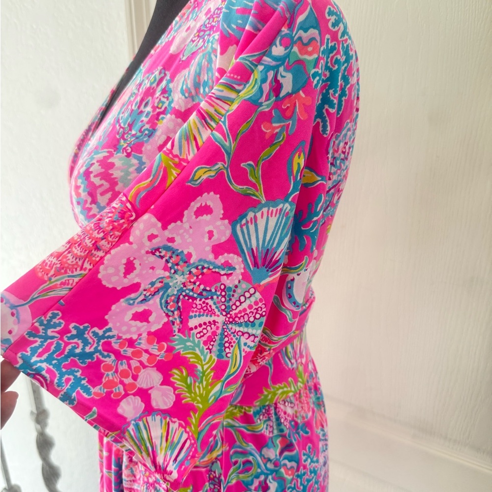 Lilly Pulitzer Parigi Romper Shell me Something Good Sz XXS - Picture 5 of 14